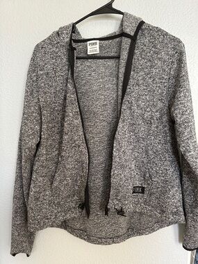 Victoria's Secret PINK Gray Zip-Up Hoodie